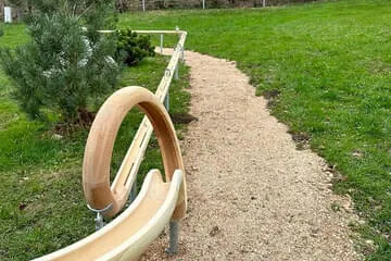 Holzkugelbahn Bild 38